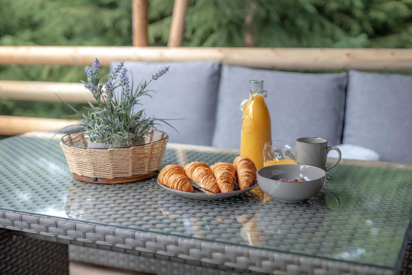 Cosy Forest Lodge Penrhos  ภายนอก รูปภาพ