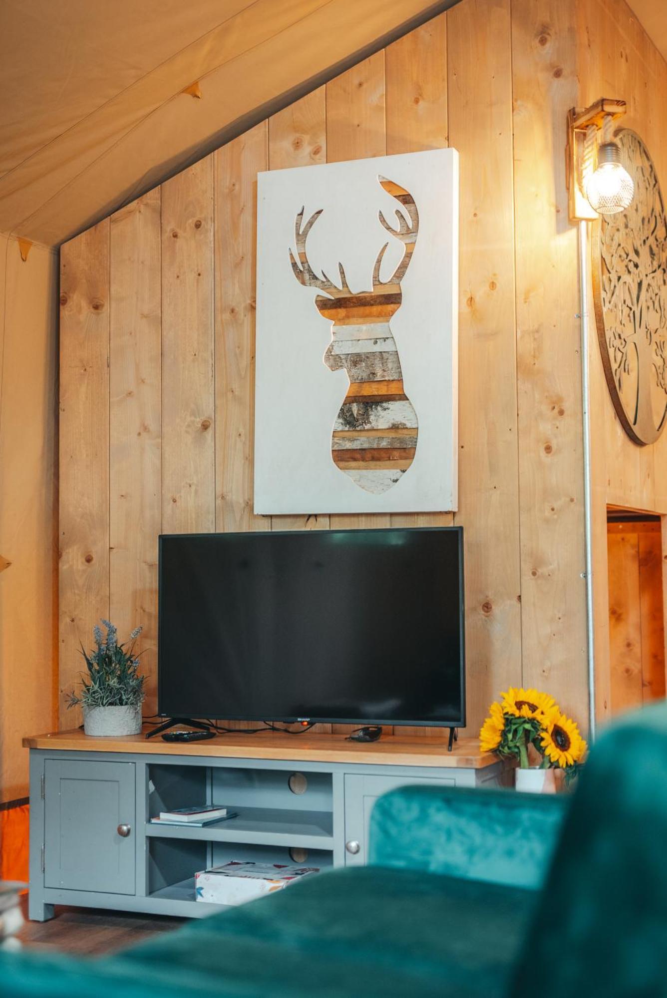 Cosy Forest Lodge Penrhos  ภายนอก รูปภาพ