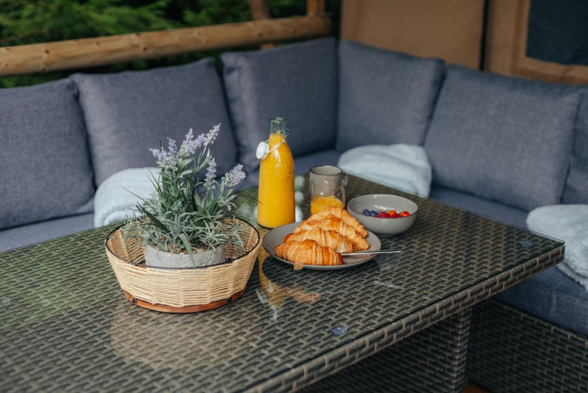 Cosy Forest Lodge Penrhos  ภายนอก รูปภาพ